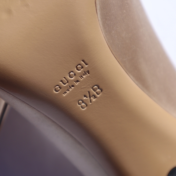 ☆SOLD☆ Gucci Satin Horsebit Crystal heels - Picture 5 of 9